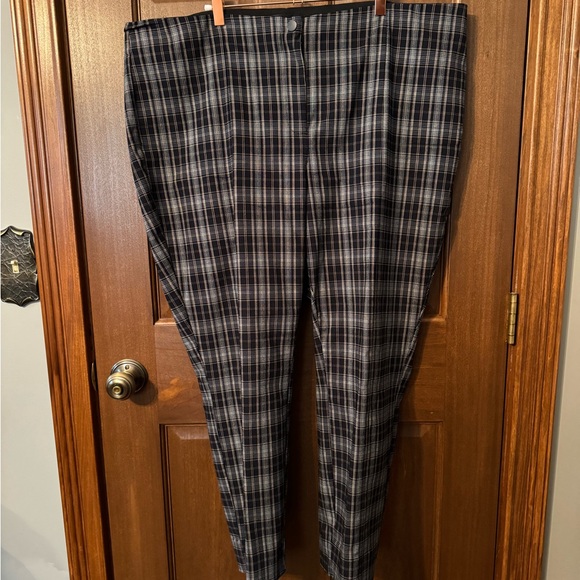 Blue and Gold Straight Leg Pants - Picture 1 of 3
